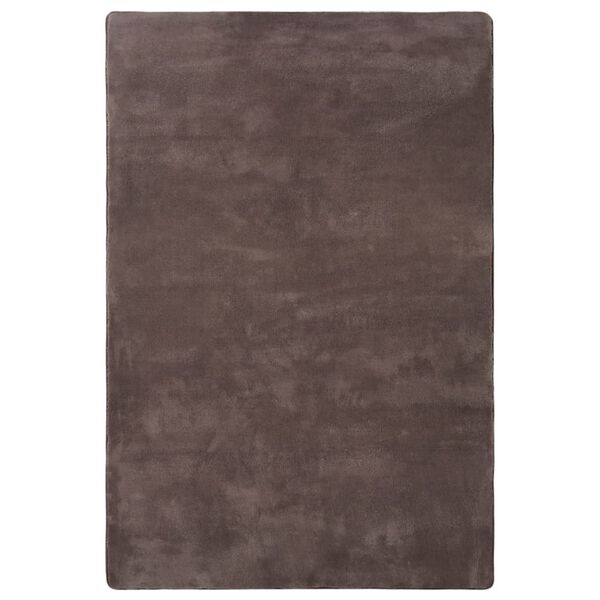 vidaXL Teddy Rug Taupe 200x140 cm