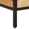vidaXL Side Table with Shelf Brown 35 x 35 x 45 cm Solid Mango Wood