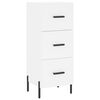 vidaXL Highboard White 34.5x34x180 cm Engineered Wood
