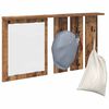 vidaXL Wall-Mounted Coat Rack Old wood 85 x 10 x 45 cm Engineered wood