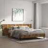 vidaXL Wall Headboard Smoked Oak 240x1.5x80 cm Engineered Wood