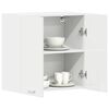 vidaXL Hanging Cabinet Lyon High Gloss White 60x31x60 cm Engineered Wood