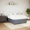 vidaXL Bed Frame without Mattress Dark Grey 140x200 cm Velvet