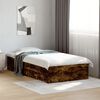 vidaXL Bed Frame with Drawers without Mattress Smoked Oak 90x200 cm