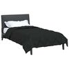 vidaXL Full Year Duvet Black 200 x 155 cm Microfiber