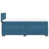 vidaXL Box Spring Bed with Mattress Dark Blue 80x200 cm Velvet