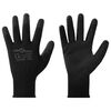 vidaXL Work Gloves 24 pcs Black 10 / XL Polyester