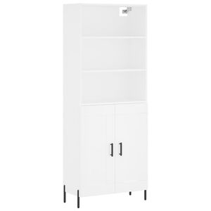vidaXL Highboard White 69.5x34x180 cm Engineered Wood