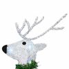 vidaXL LED Reindeers 2 pcs Cold White Fabric
