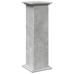 vidaXL Display Stand with Storage Concrete Grey 31x30x90 cm