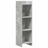 vidaXL Bookcase Concerte Grey 30 x 30 x 111 cm Engineered Wood