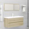 vidaXL Sink Cabinet Sonoma Oak 100x38.5x45 cm Engineered Wood