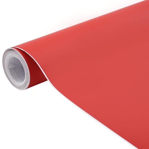 vidaXL Car Films 2 pcs Matt Red 100x150 cm+50x150 cm