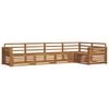 vidaXL Outdoor Sofa Set 5 pcs Natural Solid Acacia Wood