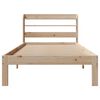 vidaXL Bed Frame with Headboard without Mattress 75x190 cm Small Single