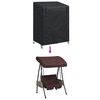 vidaXL Outdoor Swing Cover Black 120 x 90 x 155 cm 600D Oxford Fbric
