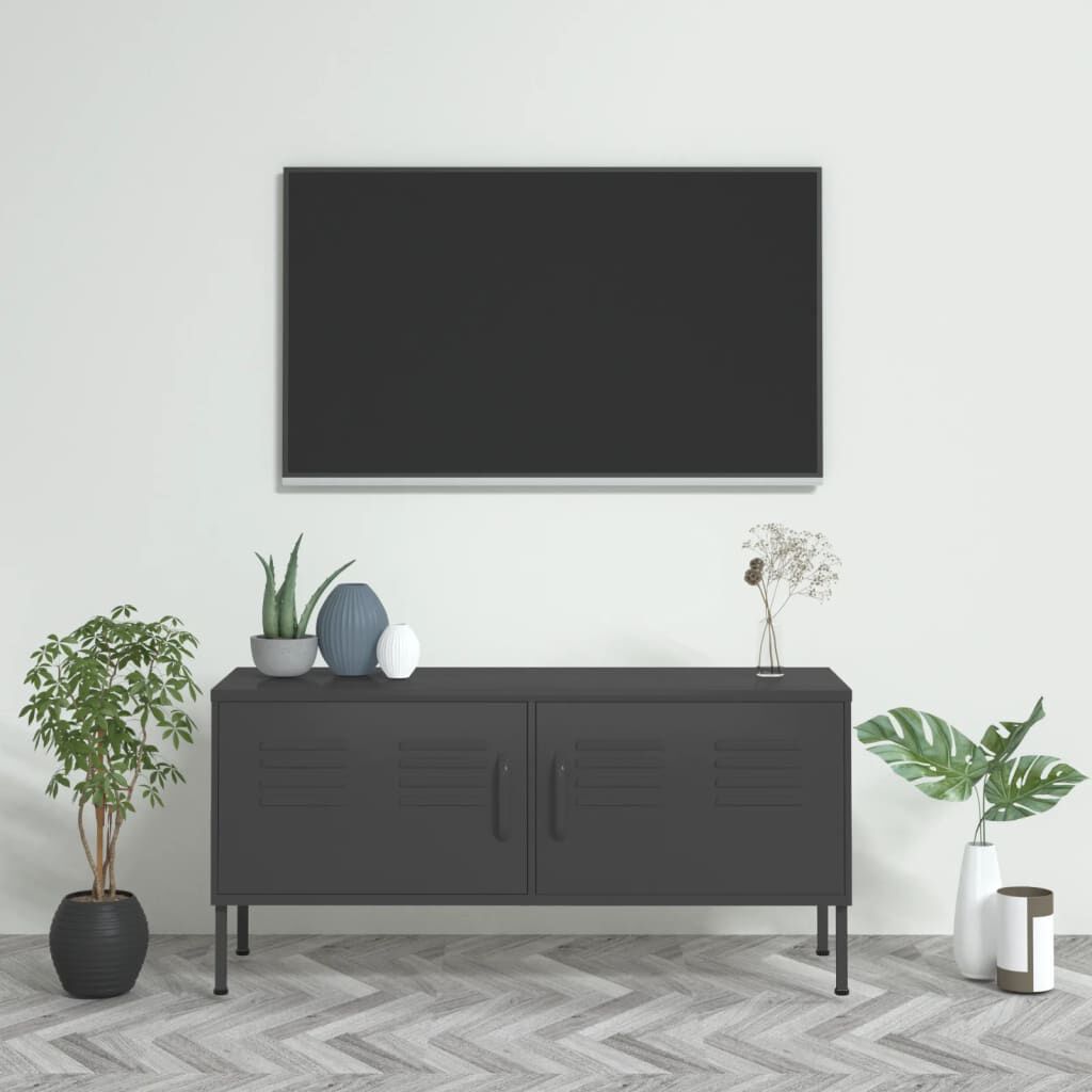 Anthracite shop tv unit