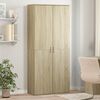 vidaXL Highboard Sonoma Oak 80x35x180 cm Engineered Wood