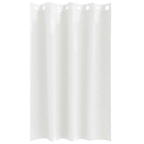 vidaXL Blackout Curtains with Rings 2 pcs Pure White 175 x 140 cm