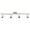 vidaXL Ceiling Spotlight Nickel 61 x 10 x 12.5 cm Metal