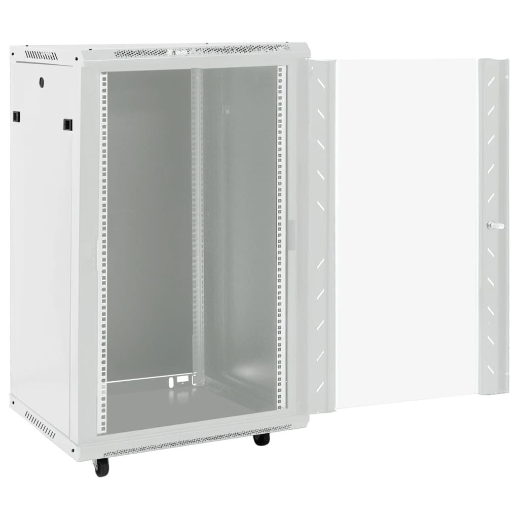 vidaXL 18U Network Cabinet with Swivel Feet 19" IP20 60x60x100 cm