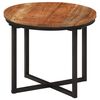 vidaXL Coffee Table 35x35x30 cm Solid Wood Acacia and Iron