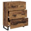 vidaXL Sideboard Old Wood 69.5 x 34 x 90 cm Engineered Wood and Iron