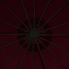 vidaXL Hanging Garden Parasol Burgundy 3 m Aluminium Pole