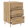 vidaXL Bedside Cabinet Artisan Oak 40 x 40 x 66 cm Engineered Wood