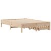 vidaXL Bed Frame without Mattress 120x200 cm Solid Wood Pine