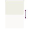 vidaXL Roller Blind Blackout Off White 145x210 cm Fabric Width 141.6 cm Polyester