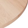 vidaXL Round Table Top ??30x1.5 cm Solid Wood Oak