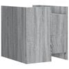 vidaXL Bedside Cabinet Grey Sonoma 45x50x50 cm Engineered Wood