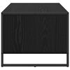 vidaXL Coffee Table Black Oak 80 x 50 x 40 cm Engineered Wood