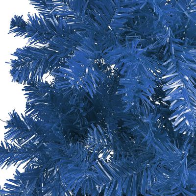 vidaXL Slim Christmas Tree Blue 120 cm