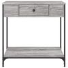 vidaXL Console Table Grey Sonoma 75x34.5x75 cm Engineered Wood