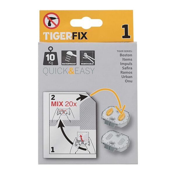 Tiger Mounting Material TigerFix Type 1 Metal 398730046