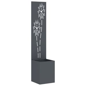 vidaXL Garden Privacy Screen Anthracite 32 x 150 cm Cold-rolled steel