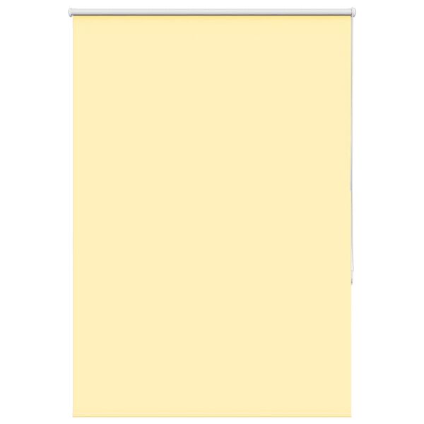 vidaXL Roller Blind Blackout Yellow 100x175 cm Fabric Width 95.7 cm Polyester