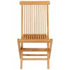 vidaXL 5 Piece Garden Dining Set Solid Teak Wood