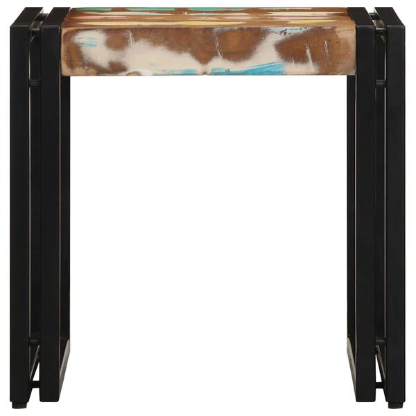 vidaXL Coffee Table Multicolour 40 x 40 x 38 cm Solid Reclaim Wood