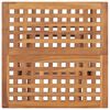 vidaXL Folding Garden Table 50x50x50 cm Solid Teak Wood