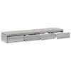 vidaXL Bed Drawers Grey Sonoma 150 x 36.5 x 16.5 cm Engineered Wood