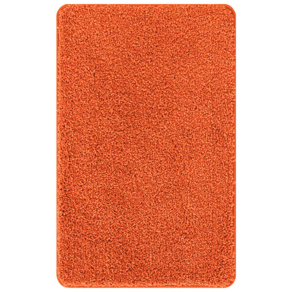 vidaXL Anti-slip Bath Mat Set 2 pcs Orange PP