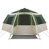 vidaXL Cabin Tent with Roof Green and Grey 500 x 500 x 294 cm
