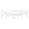 vidaXL Day Bed without Mattress White 100x200 cm Solid Wood Pine