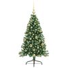 vidaXL Artificial Pre-lit Christmas Tree Green 120 cm PVC