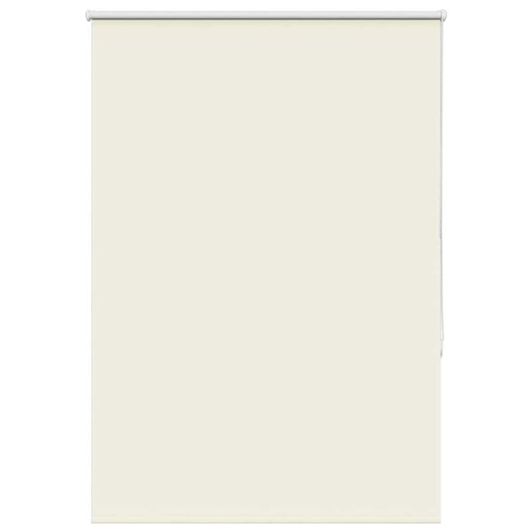 vidaXL Roller Blind Blackout Off White 115x130 cm Fabric Width 110.7 cm Polyester
