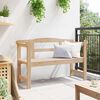 vidaXL Outdoor Bench Natural 119 x 44 x 76 cm Solid Pine Wood