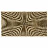 vidaXL Rug Natural and Black 60 x 110 cm Jute